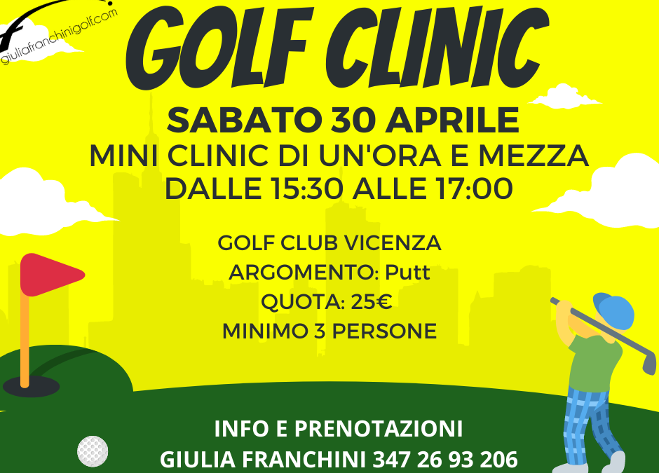 Mini clinic: sabato 30 Aprile.