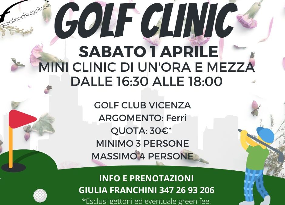 Tornano le Mini Golf Clinic