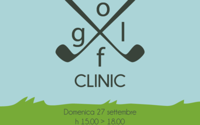 Domenica 27 settembre Golf Clinic e gioco in campo
